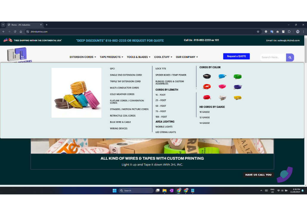 services page